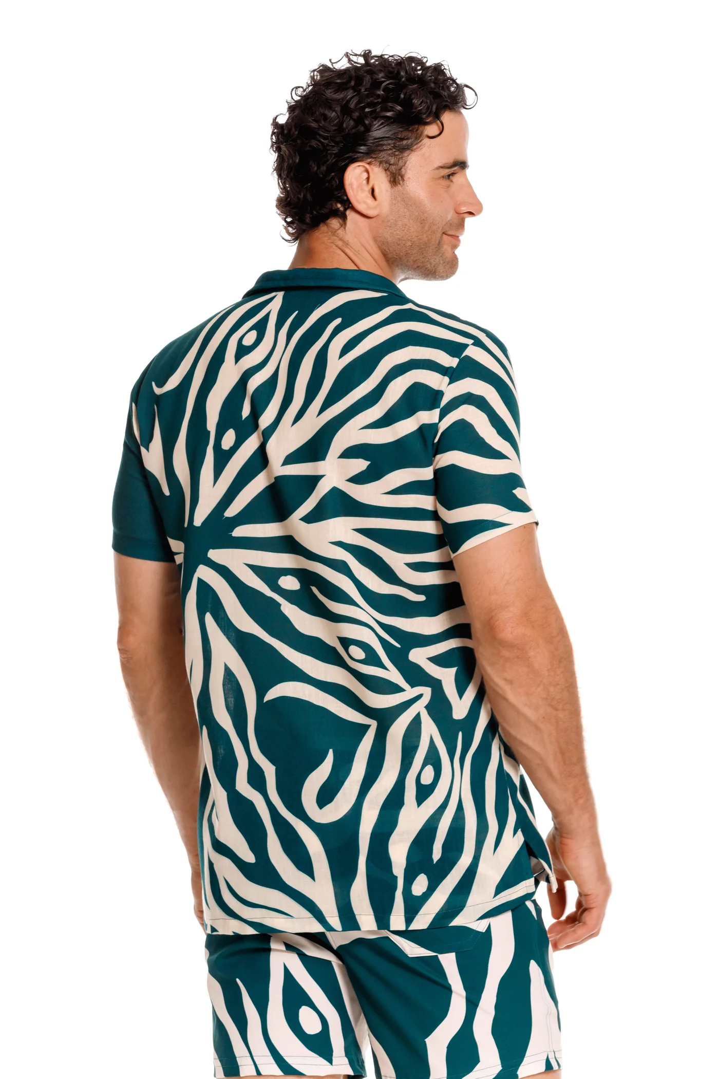 Camisa Hombre Coral Verde – foto 6